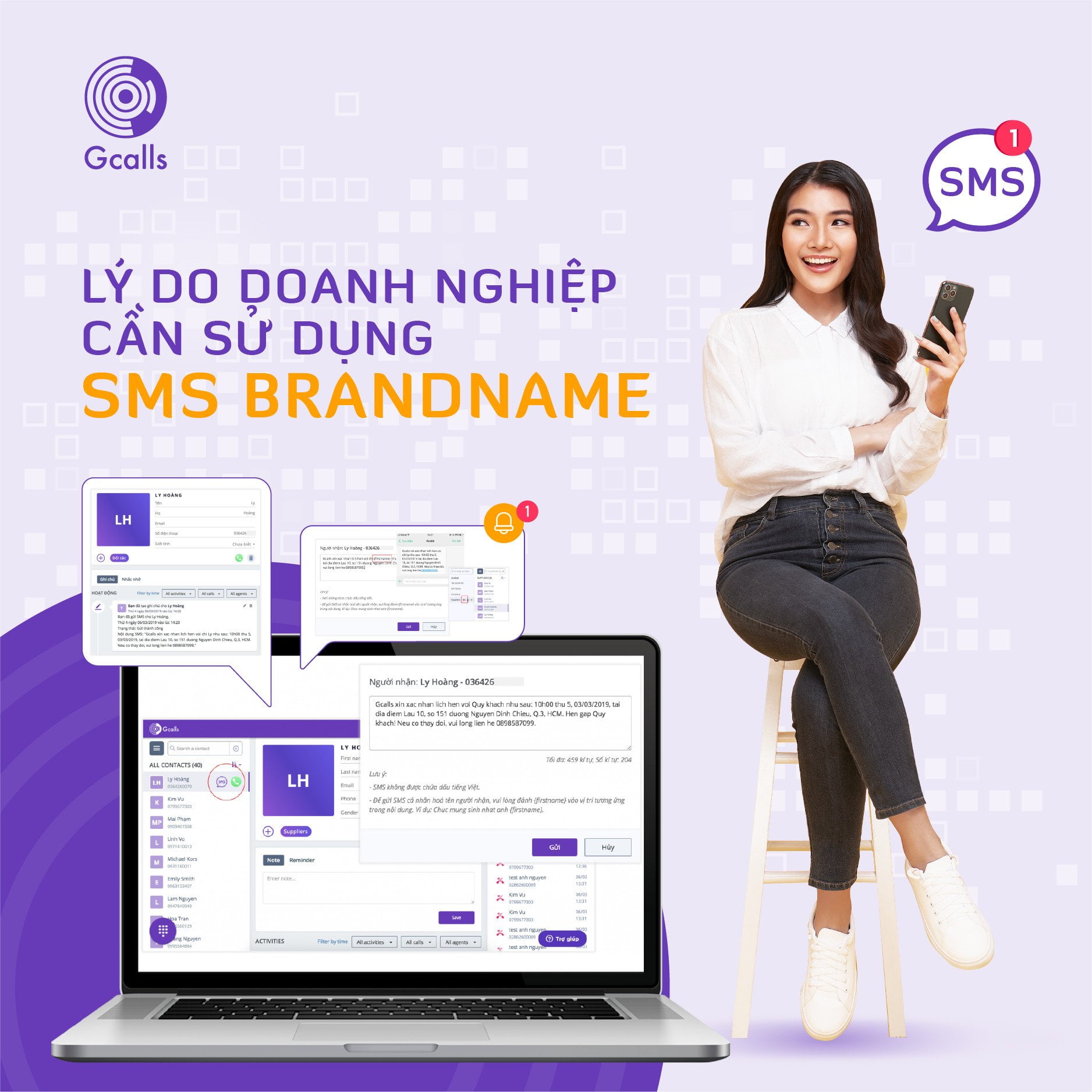 Nhờ các gói dịch vụ được tích hợp một cách khéo léo; bài bản và chuyên nghiệp; Gcall cam kết đem đến cho khách hàng những dịch vụ tốt nhất. 