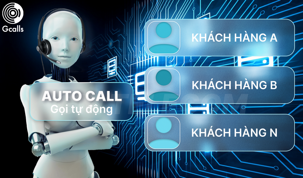 Auto call là một hệ thống có chế độ tự động gọi ra cho khách hàng theo danh sách dữ liệu đã được nhập sẵn