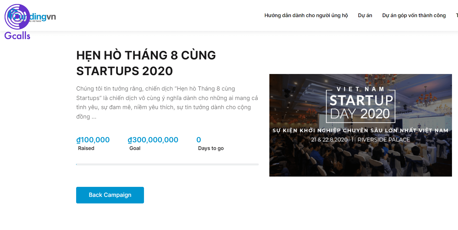 FundingVN là một trong các trang web gọi vốn cộng đồng nổi bật ở Việt Nam 